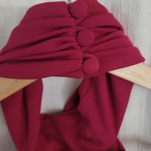 Cache Maxi Dress 8 Halter pink long cocktail - Picture 8 of 13